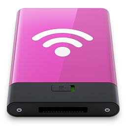 Pink Airport W Icon 256x256 png